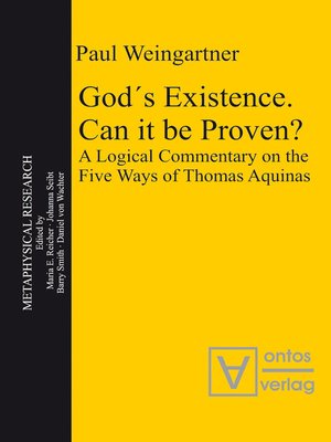 cover image of God´s Existence. Can it be Proven?